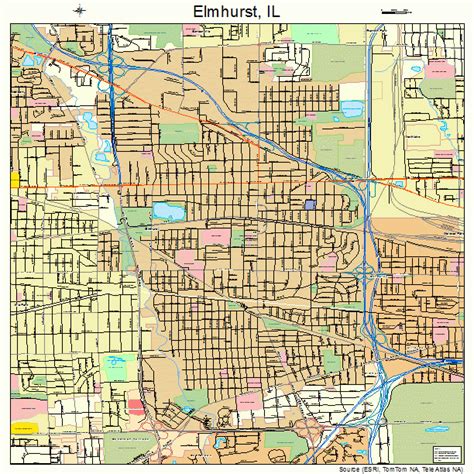 elmhurst zoning map|street names in elmhurst il.
